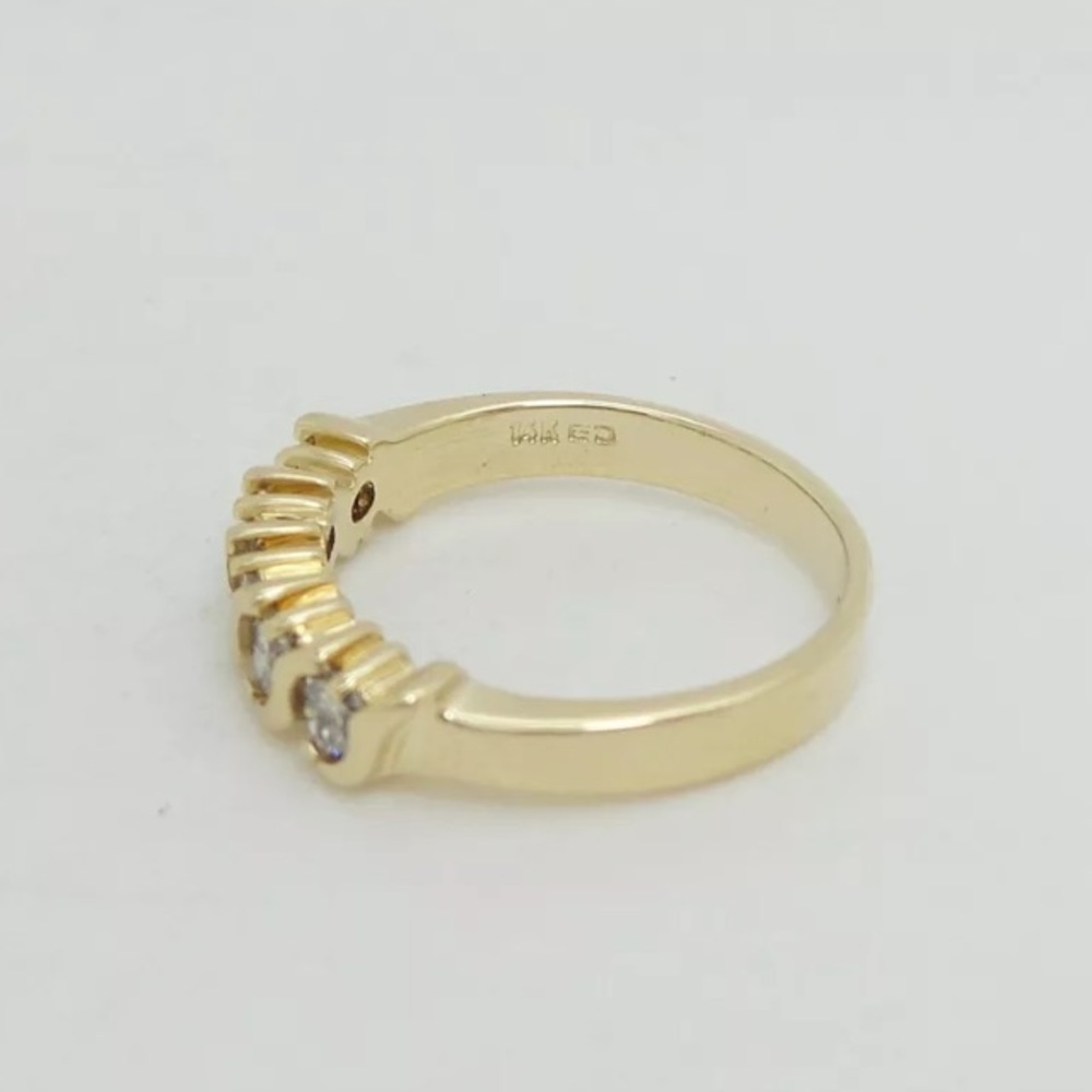 1/2 carat 14k yellow gold diamond ring - Picture 5 of 6